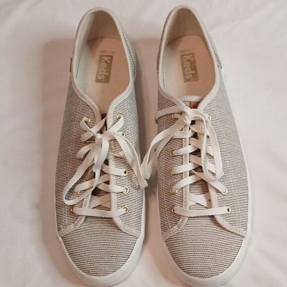 KEDS LACE up canvas sneakers size 9.5 - Picture 2 of 10